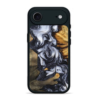iPhone 17 Air Wood Phone Case - Samir (Black & White, 807514)