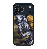iPhone 17 Pro Max Wood Phone Case - Samir (Black & White, 807514)