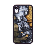 iPhone Xr Wood Phone Case - Samir (Black & White, 807514)