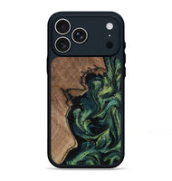 iPhone 17 Pro Max Wood Phone Case - James (Green, 807524)