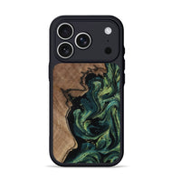 iPhone 17 Pro Wood Phone Case - James (Green, 807524)