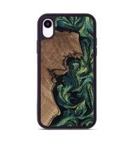 iPhone Xr Wood Phone Case - James (Green, 807524)