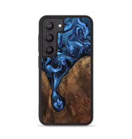 Galaxy S23 Wood Phone Case - Milana (Blue, 807528)