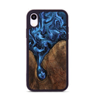 iPhone Xr Wood Phone Case - Milana (Blue, 807528)