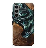 Galaxy S23 Plus Wood Live Edge Phone Case - Athena (Green, 807690)