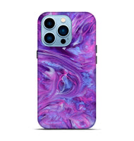 iPhone 14 Pro ResinArt Live Edge Phone Case - Shmuel (Purple, 807693)