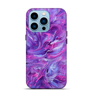 iPhone 14 Pro ResinArt Live Edge Phone Case - Shelva (Purple, 807704)