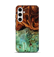 Galaxy S25 Wood Live Edge Phone Case - Selma (Red, 807722)