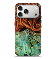 iPhone 17 Pro Max Wood Live Edge Phone Case - Selma (Red, 807722)