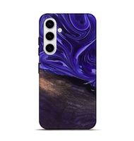 Galaxy S25 Wood Live Edge Phone Case - Carson (Purple, 807726)