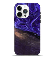iPhone 15 Pro Max Wood Live Edge Phone Case - Carson (Purple, 807726)