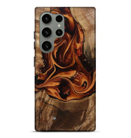Galaxy S24 Ultra Wood Live Edge Phone Case - Caspian (Red, 807728)