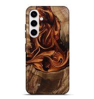 Galaxy S25 Plus Wood Live Edge Phone Case - Caspian (Red, 807728)