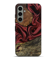 Galaxy S24 Plus Wood Live Edge Phone Case - Fisher (Red, 807747)