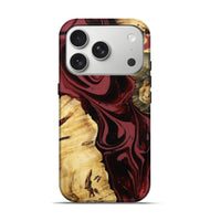iPhone 17 Pro Wood Live Edge Phone Case - Rod (Red, 807753)