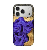 iPhone 17 Pro Wood Live Edge Phone Case - Shyla (Purple, 807757)