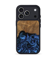 iPhone 17 Pro Wood Phone Case - Jazmin (Blue, 807917)
