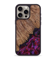 iPhone 15 Pro Max Wood Phone Case - Irma (Red, 807950)