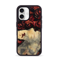 iPhone 17 Wood Phone Case - Shania (Red, 807955)