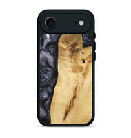iPhone 17 Air Wood Phone Case - Brittni (Black & White, 807956)