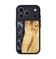 iPhone 17 Pro Wood Phone Case - Brittni (Black & White, 807956)