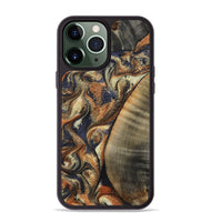 iPhone 13 Pro Max Wood Phone Case - German (Black & White, 807960)