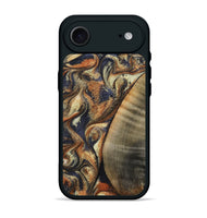 iPhone 17 Air Wood Phone Case - German (Black & White, 807960)