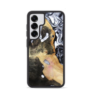 Galaxy S25 Wood Phone Case - Chyna (Black & White, 807962)