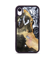 iPhone Xr Wood Phone Case - Chyna (Black & White, 807962)