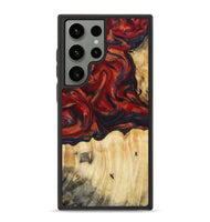 Galaxy S23 Ultra Wood Phone Case - Yahya (Red, 808057)