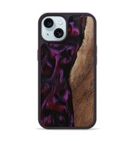 iPhone 15 Wood Phone Case - Winnie (Red, 808337)