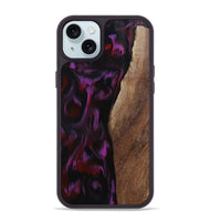 iPhone 15 Plus Wood Phone Case - Winnie (Red, 808337)