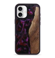 iPhone 16 Plus Wood Phone Case - Winnie (Red, 808337)