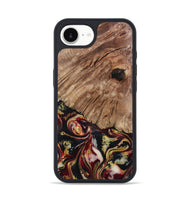 iPhone 16e Wood Phone Case - Cari (Red, 808340)