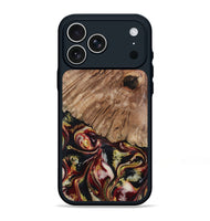 iPhone 17 Pro Max Wood Phone Case - Cari (Red, 808340)