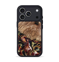 iPhone 17 Pro Wood Phone Case - Cari (Red, 808340)