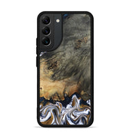 Galaxy S22 Plus Wood Phone Case - Florian (Teal & Gold, 808362)