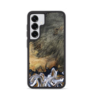 Galaxy S25 Wood Phone Case - Florian (Teal & Gold, 808362)