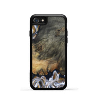 iPhone SE Wood Phone Case - Florian (Teal & Gold, 808362)