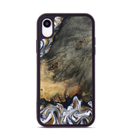 iPhone Xr Wood Phone Case - Florian (Teal & Gold, 808362)