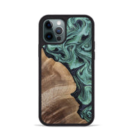 iPhone 12 Pro Wood Phone Case - Jaida (Green, 808385)