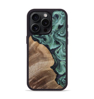 iPhone 15 Pro Wood Phone Case - Jaida (Green, 808385)