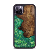 iPhone 11 Pro Max Wood Phone Case - Donnie (Green, 808386)