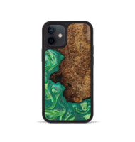 iPhone 12 mini Wood Phone Case - Donnie (Green, 808386)