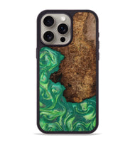 iPhone 15 Pro Max Wood Phone Case - Donnie (Green, 808386)