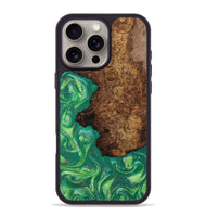 iPhone 16 Pro Max Wood Phone Case - Donnie (Green, 808386)