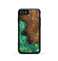 iPhone SE Wood Phone Case - Donnie (Green, 808386)