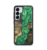 Galaxy S25 Wood Phone Case - Yaakov (Green, 808387)
