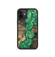 iPhone 12 mini Wood Phone Case - Yaakov (Green, 808387)
