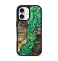 iPhone 17 Wood Phone Case - Yaakov (Green, 808387)